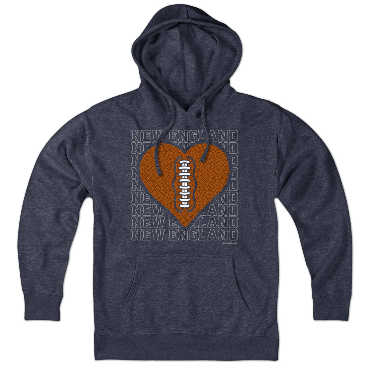 Chowdaheadz-Tailgater New England Tailgater Hoodie Gray / S