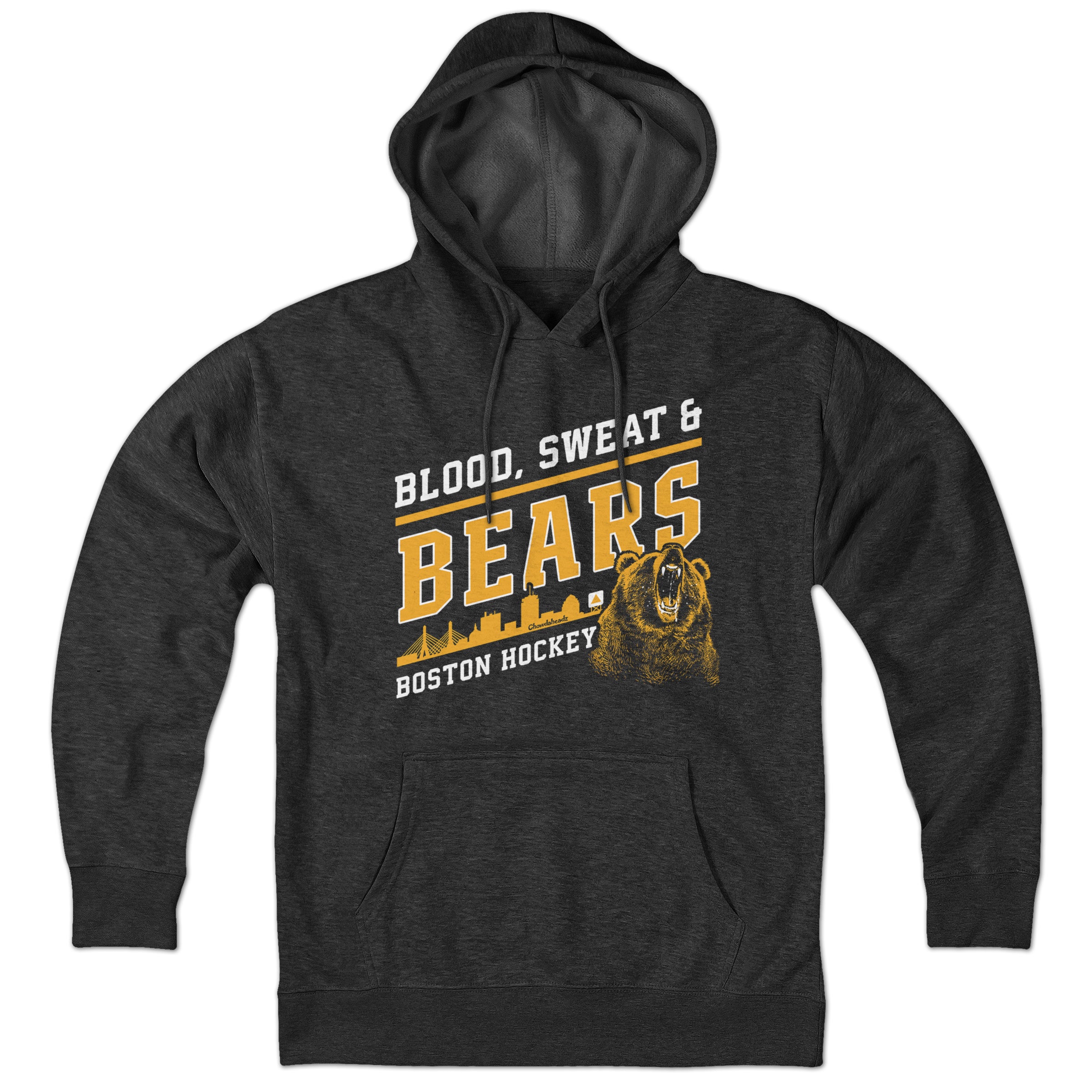 Chowdaheadz-Sweatshirt Blood Sweat & Bears Boston Hockey Hoodie