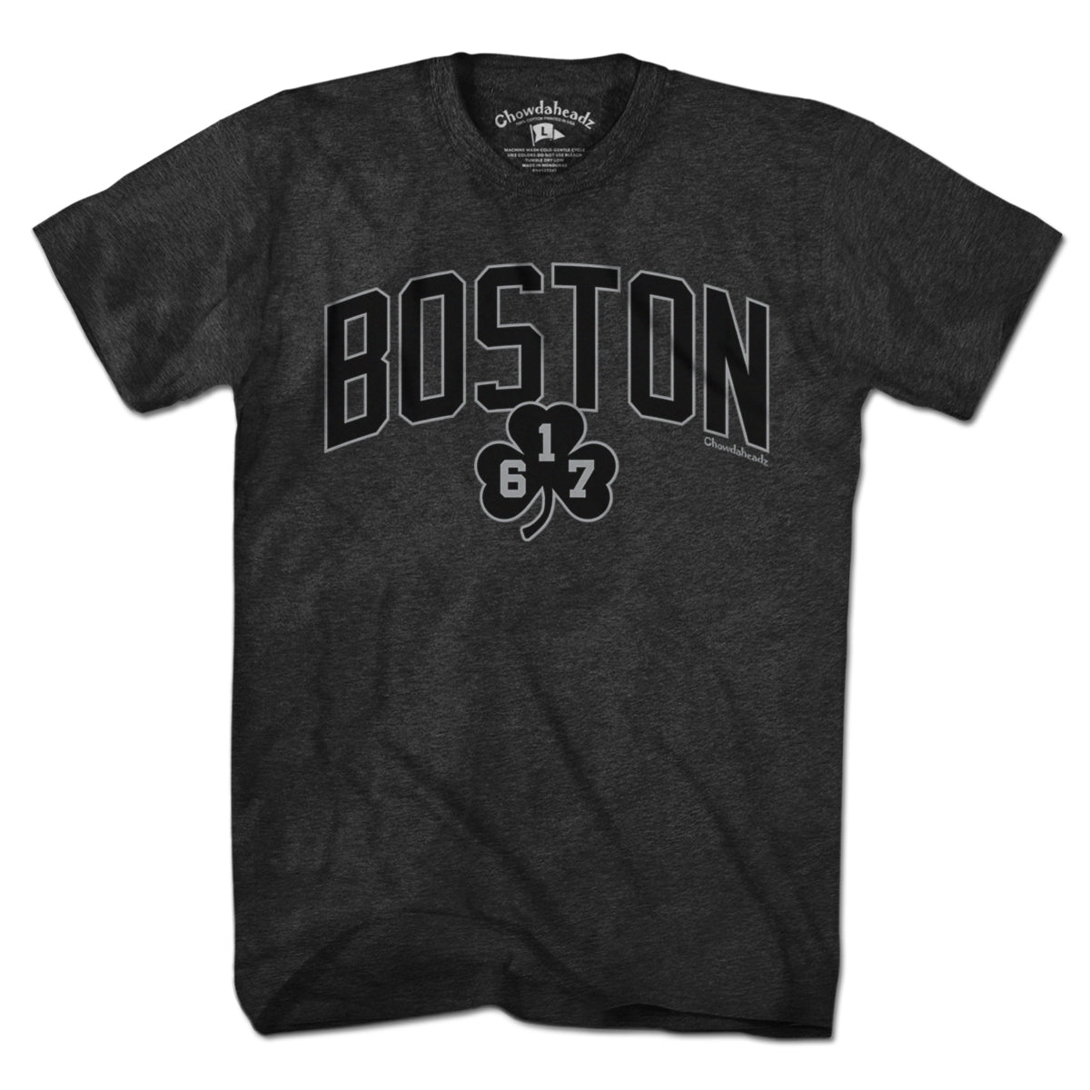 Chowdaheadz-T-Shirts Boston 617 Basketball T-Shirt