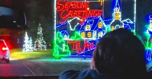 This Drive-Through Light Show Is Festive & COVID Safe