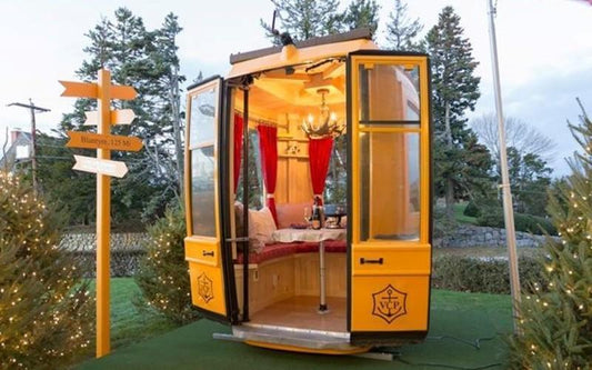 This Rhode Island Fondue Pop-Up Is Located Inside A Ski Gondola