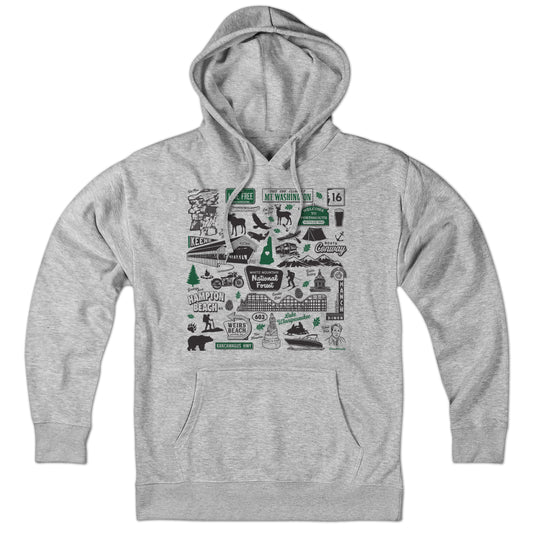 New Hampshire Tourist Attraction Hoodie