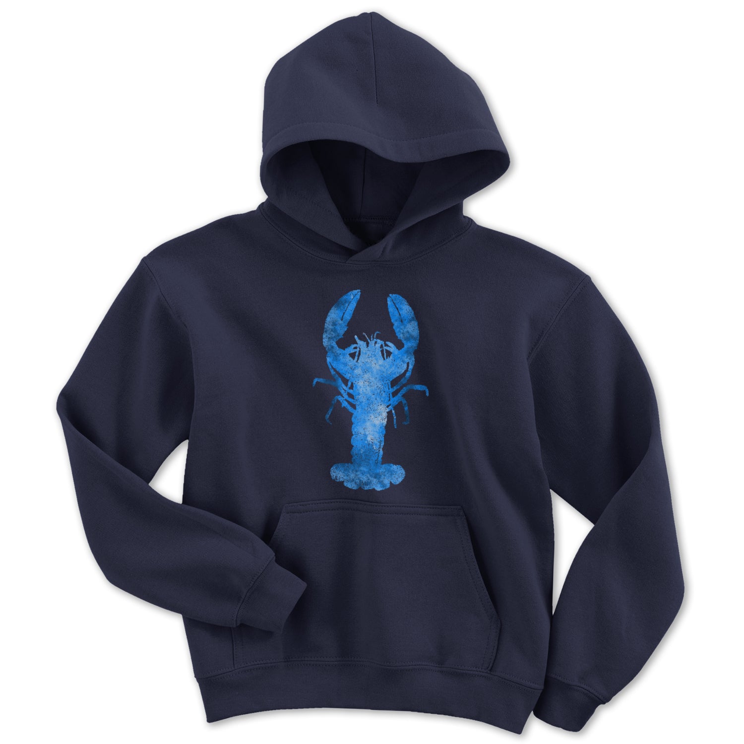 Blue Lobster Watercolor Youth Hoodie - Chowdaheadz