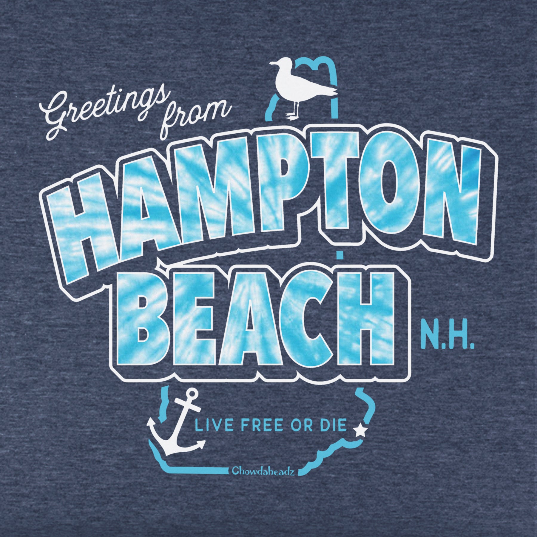 Greetings From Hampton Beach Youth T-Shirt - Chowdaheadz