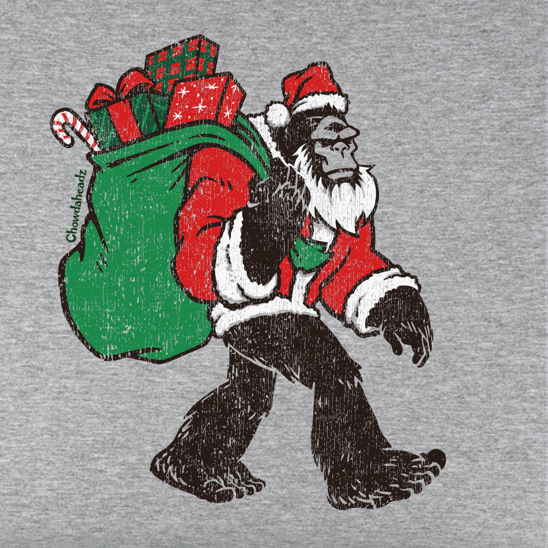 Christmasquatch Youth T-Shirt - Chowdaheadz