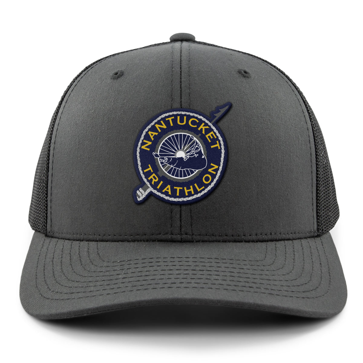 Nantucket Triathlon Printed Patch Classic Snapback Trucker - Chowdaheadz