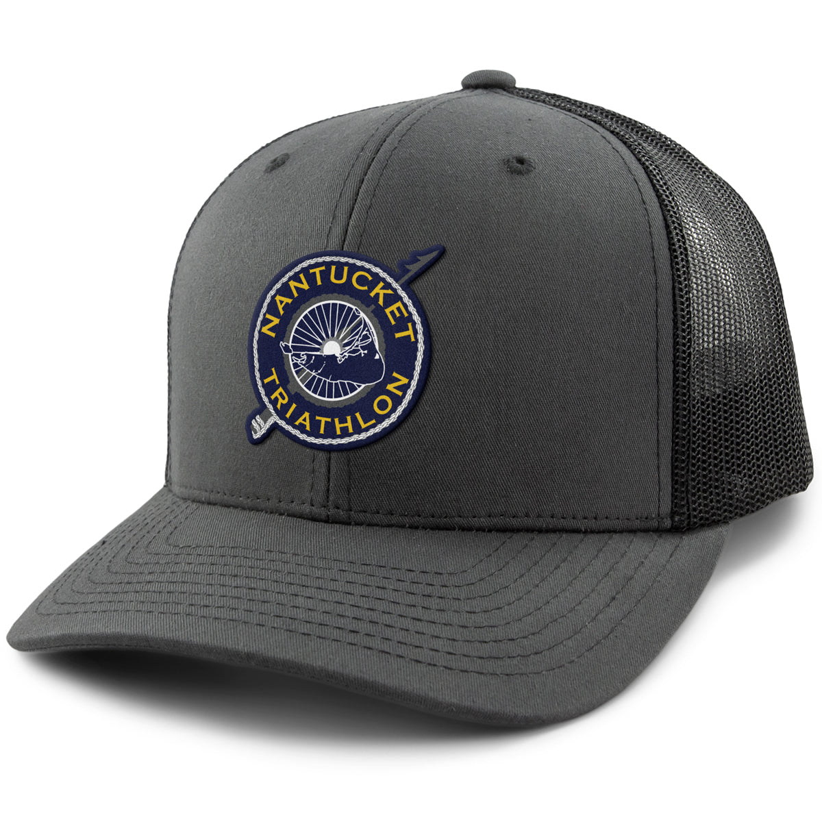 Nantucket Triathlon Printed Patch Classic Snapback Trucker - Chowdaheadz