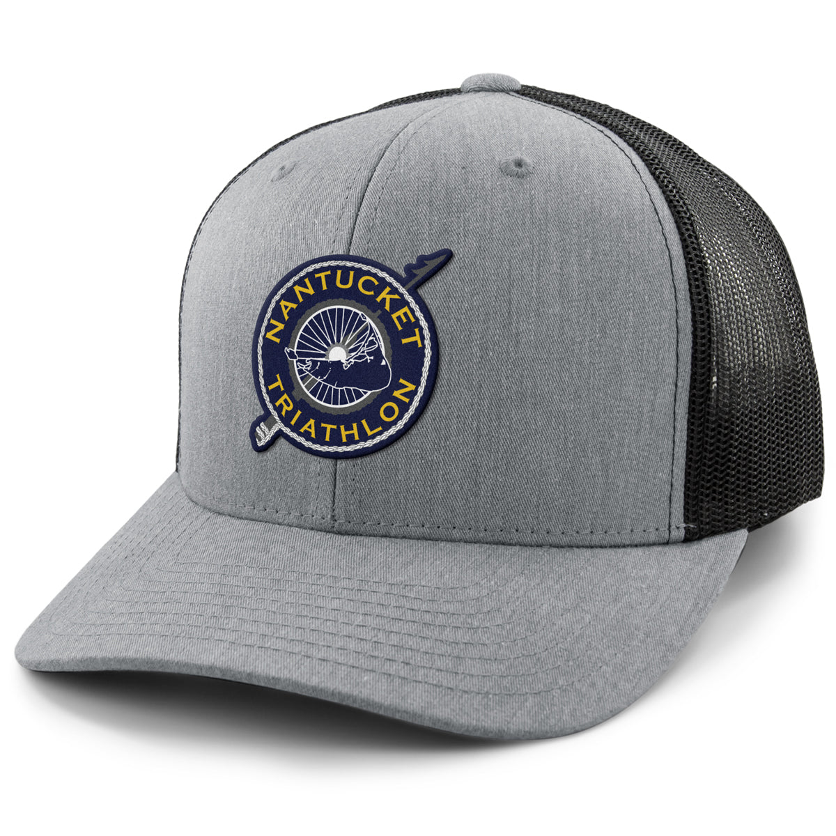 Nantucket Triathlon Printed Patch Classic Snapback Trucker - Chowdaheadz