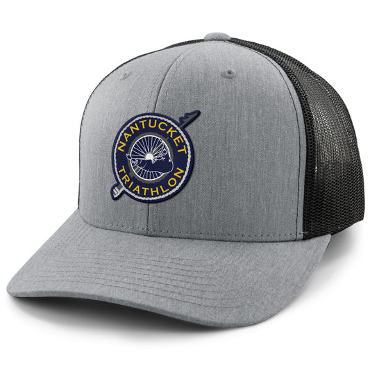 Nantucket Triathlon Printed Patch Classic Snapback Trucker - Chowdaheadz