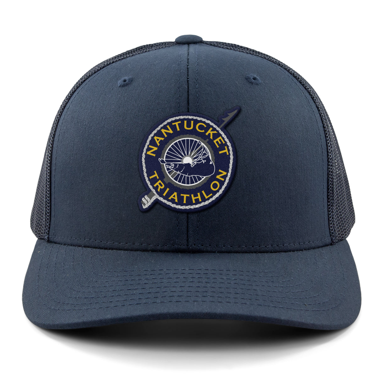 Nantucket Triathlon Printed Patch Classic Snapback Trucker - Chowdaheadz