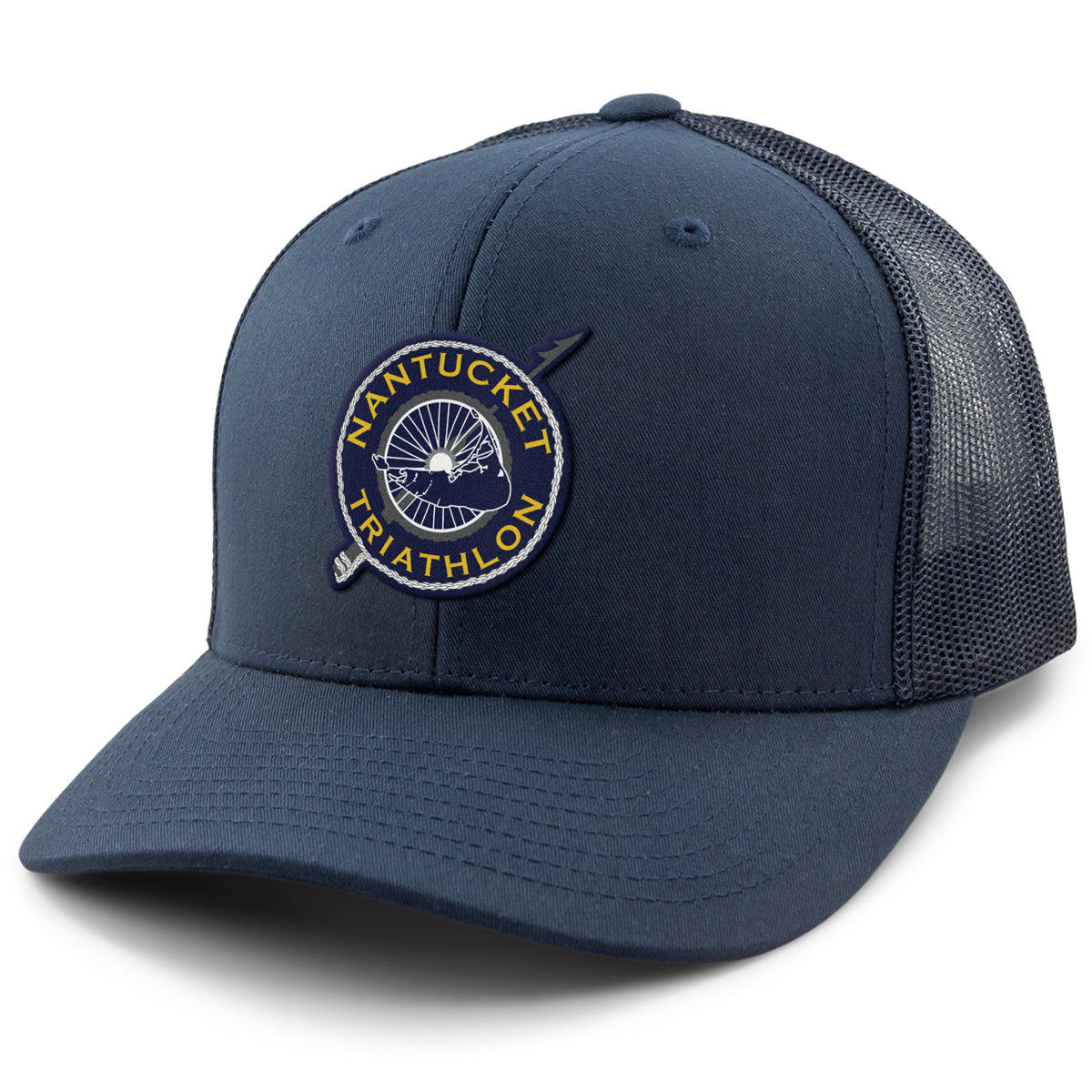 Nantucket Triathlon Printed Patch Classic Snapback Trucker - Chowdaheadz