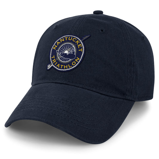 Nantucket Triathlon Printed Patch Dad Hat - Chowdaheadz