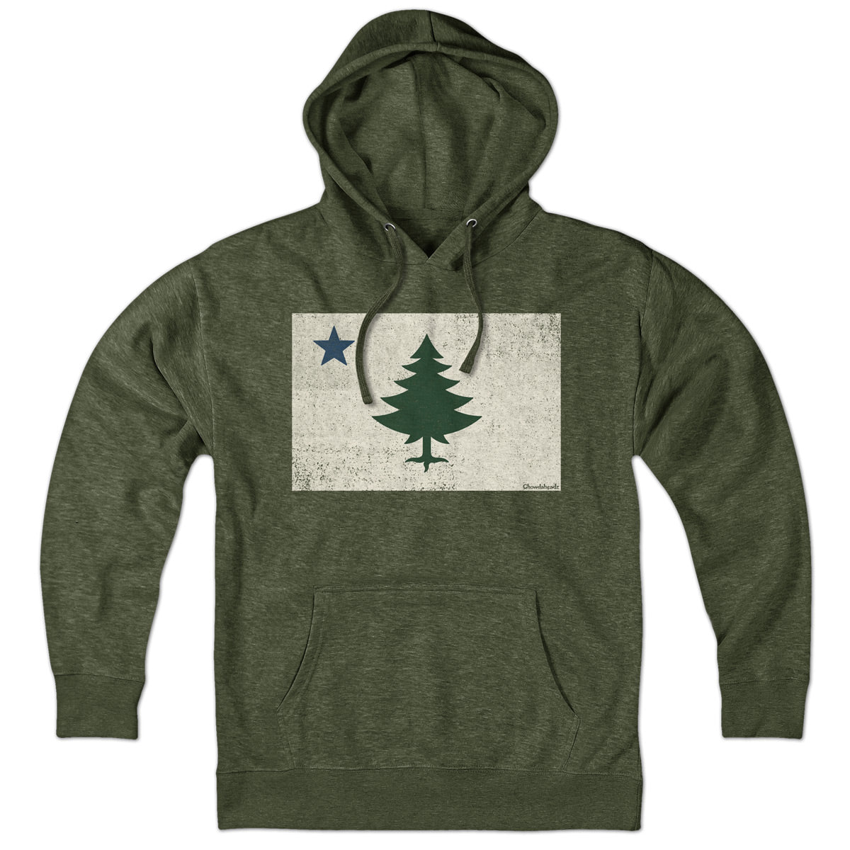 Vintage Maine Flag Hoodie