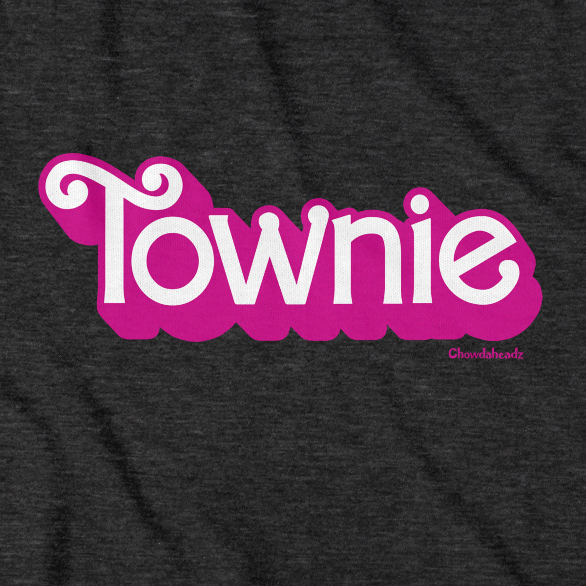 Townie Pink Logo T-Shirt - Chowdaheadz