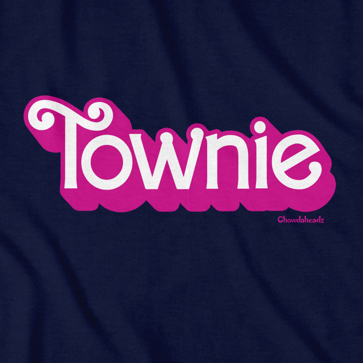 Townie Pink Logo T-Shirt - Chowdaheadz