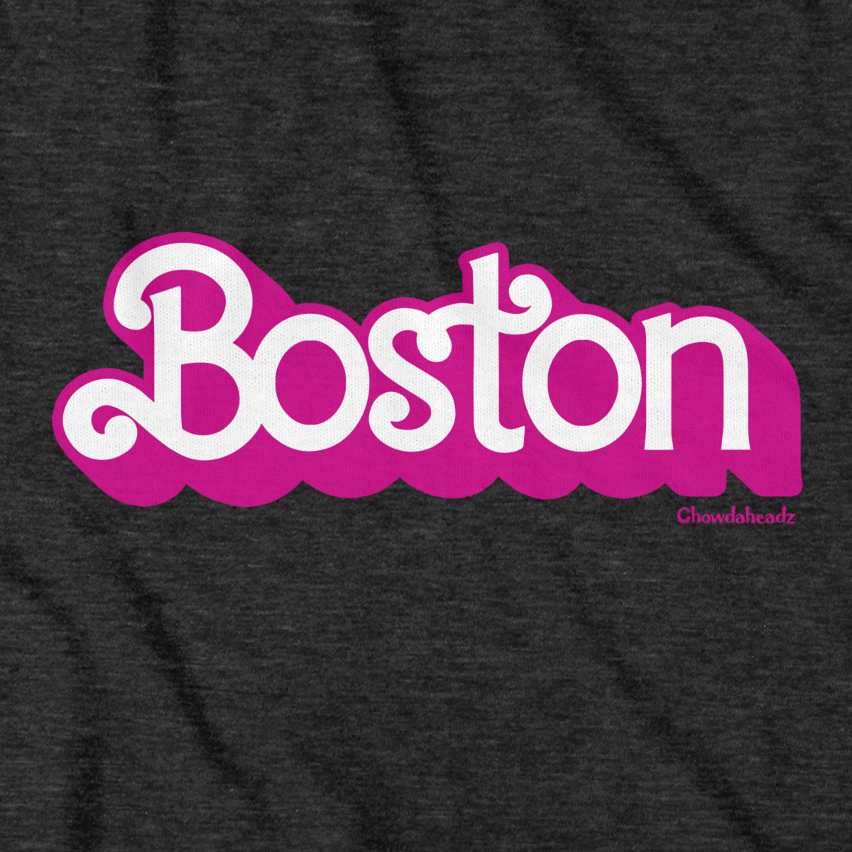 Boston Pink Logo T-Shirt - Chowdaheadz