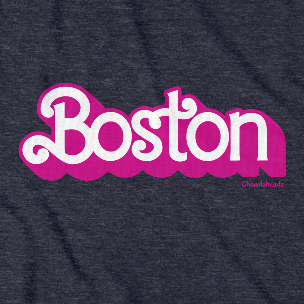 Boston Pink Logo Hoodie - Chowdaheadz