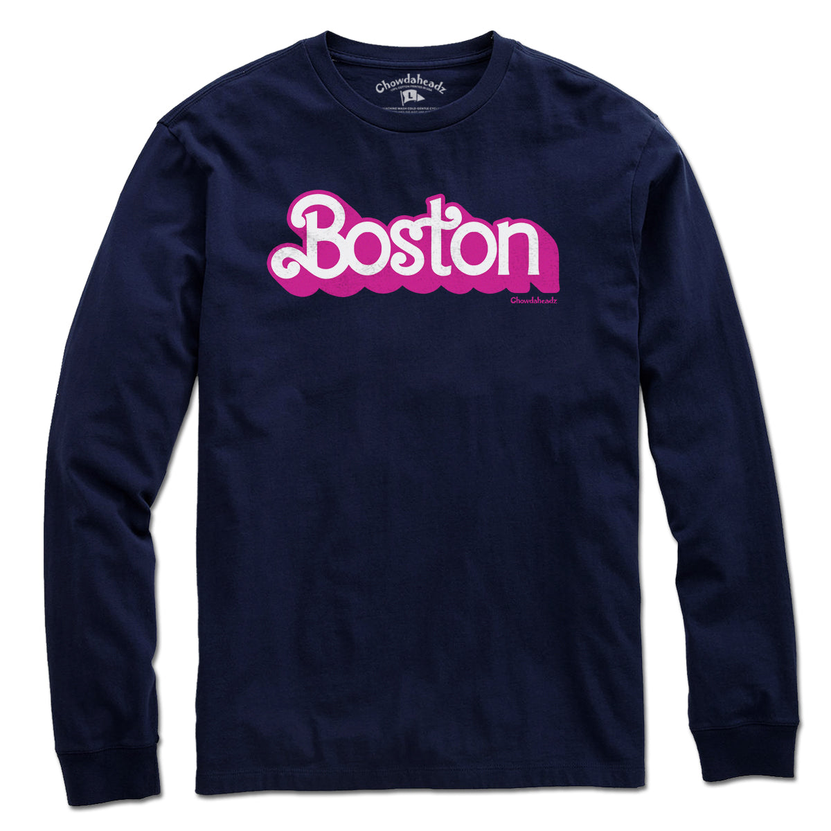 Boston Pink Logo T-Shirt - Chowdaheadz