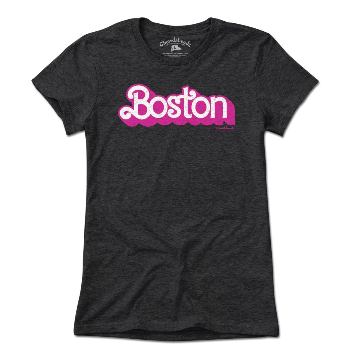 Boston Pink Logo T-Shirt - Chowdaheadz