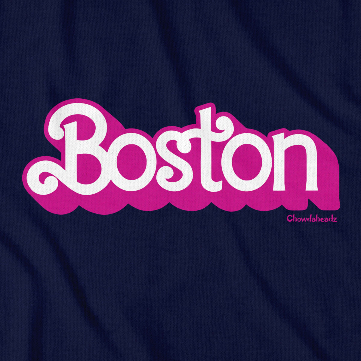 Boston Pink Logo T-Shirt - Chowdaheadz