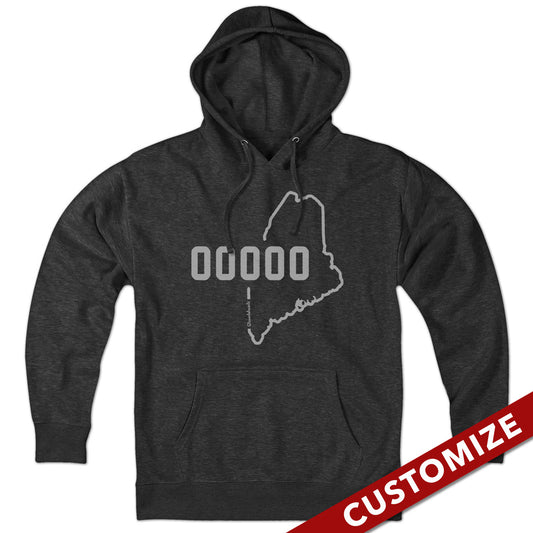 Custom Maine Zip Code Hoodie