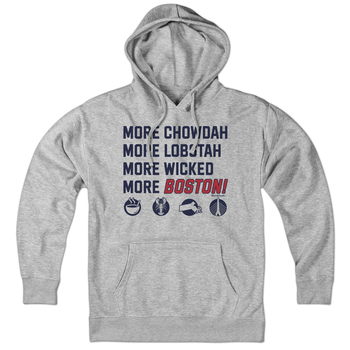 More Boston Icons Hoodie - Chowdaheadz