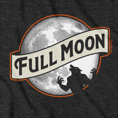 Full Moon Werewolf Label T-Shirt - Chowdaheadz