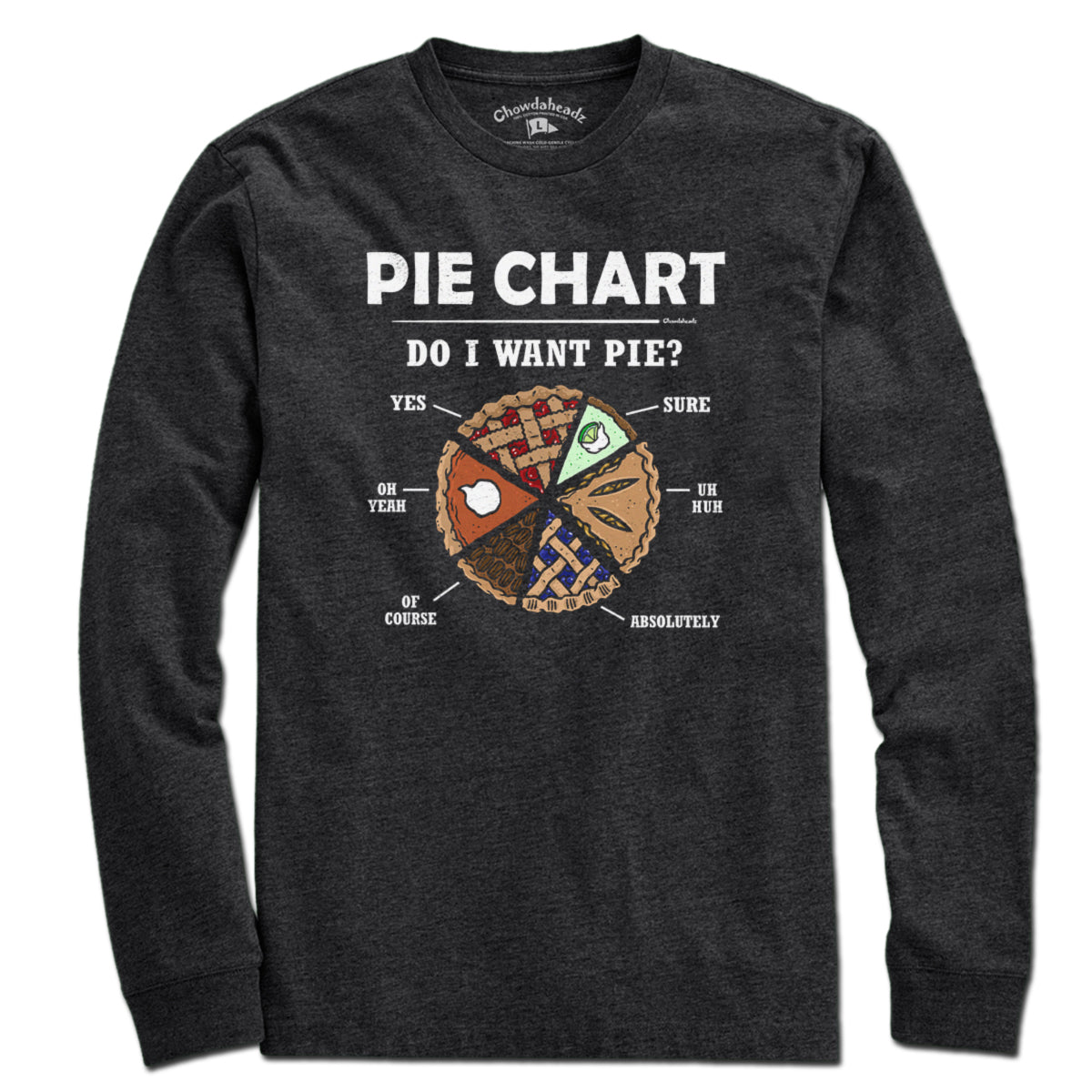 Pie Chart T-Shirt - Chowdaheadz