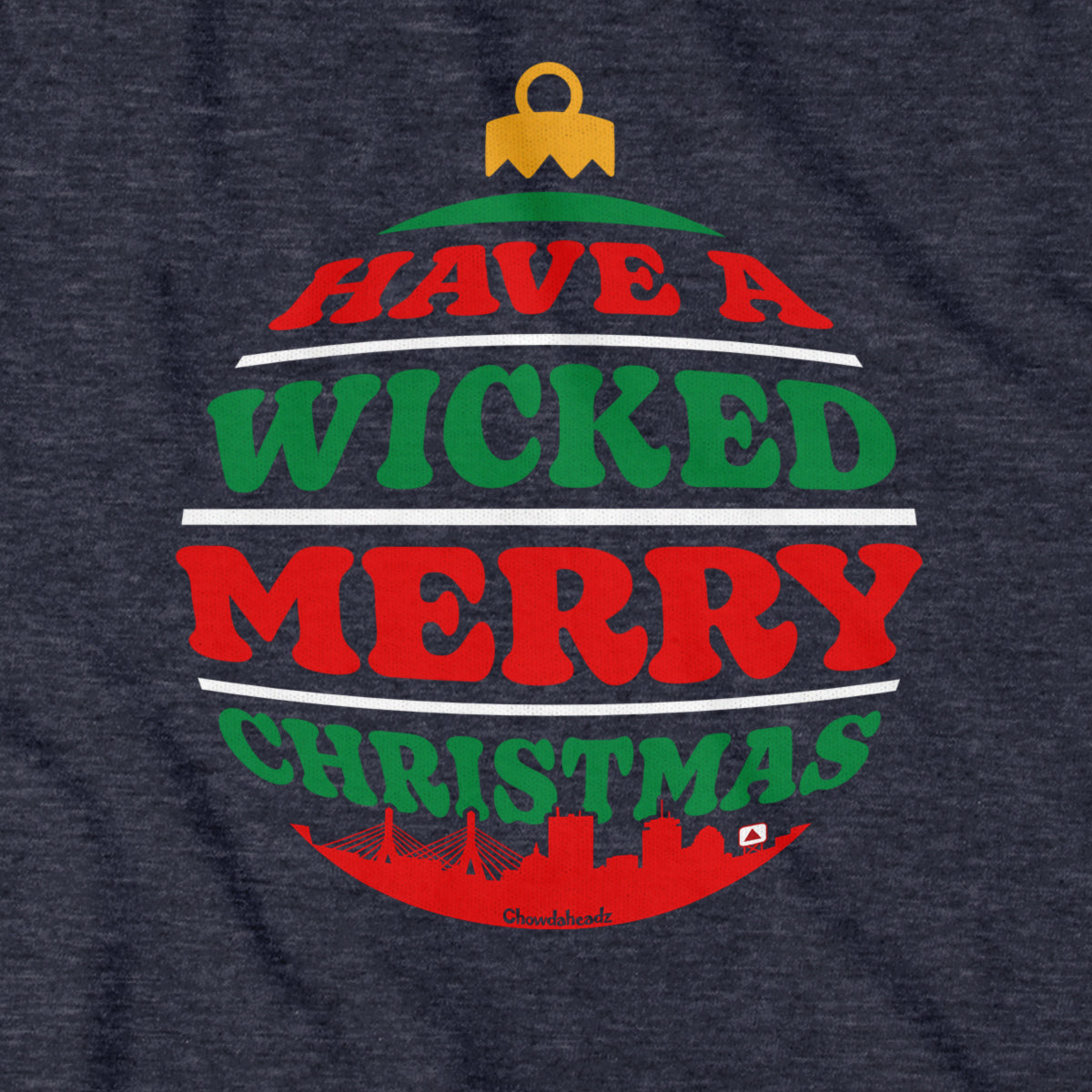 Wicked Merry Christmas Ornament Hoodie - Chowdaheadz