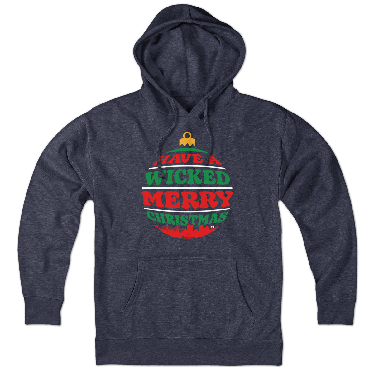 Wicked Merry Christmas Ornament Hoodie - Chowdaheadz