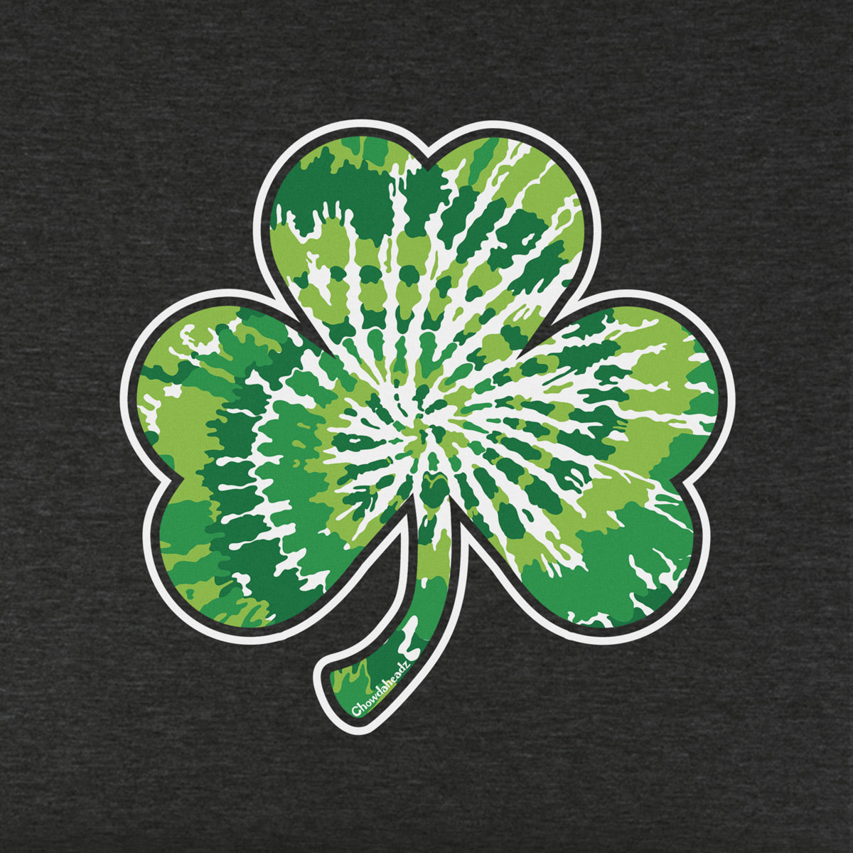 Shamrock Tie Dye Youth Hoodie