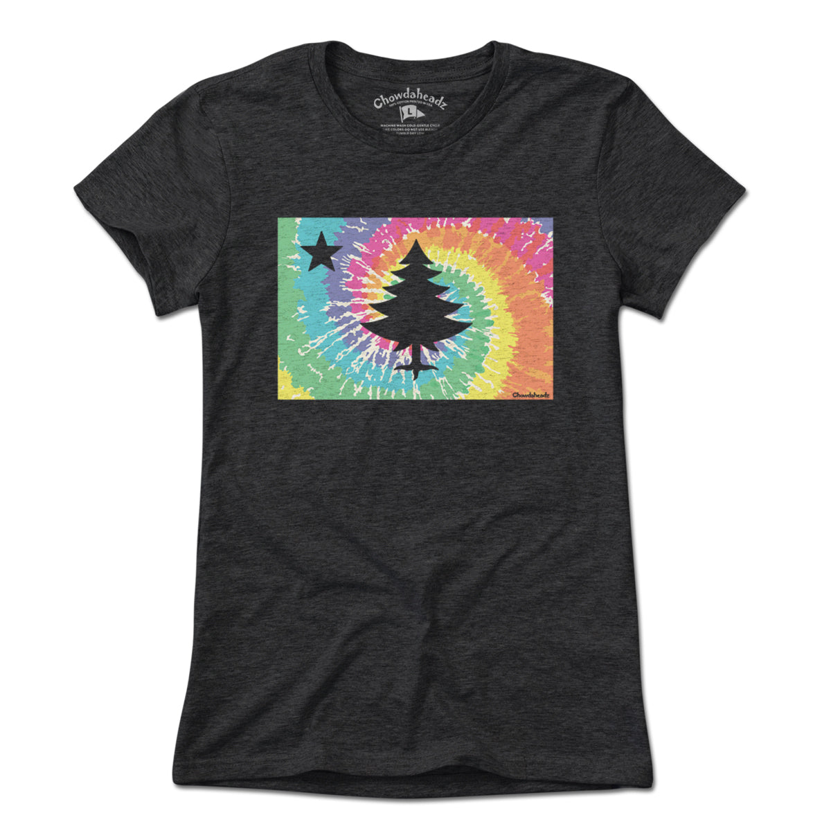 Vintage Maine Flag Tie Dye T-Shirt