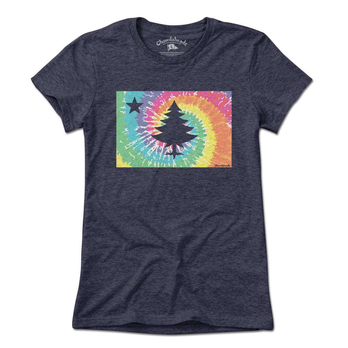 Vintage Maine Flag Tie Dye T-Shirt