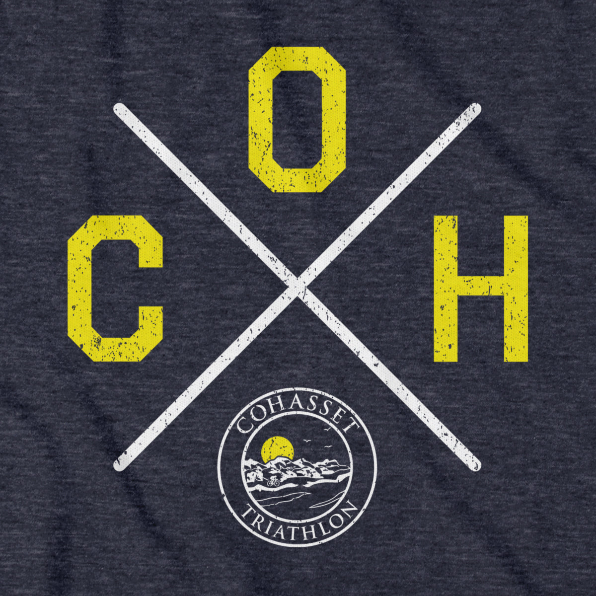 Cohasset Triathlon COH Cross T-Shirt - Chowdaheadz