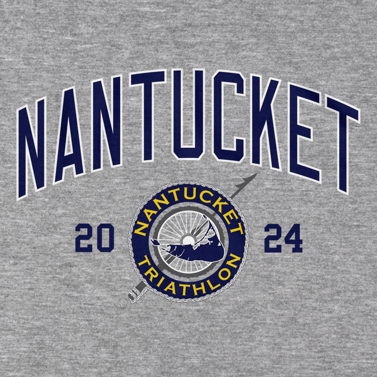 Nantucket Triathlon Arch Logo T-Shirt - Chowdaheadz