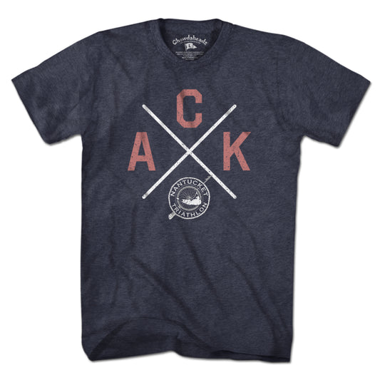 Nantucket Triathlon ACK Cross T-Shirt - Chowdaheadz