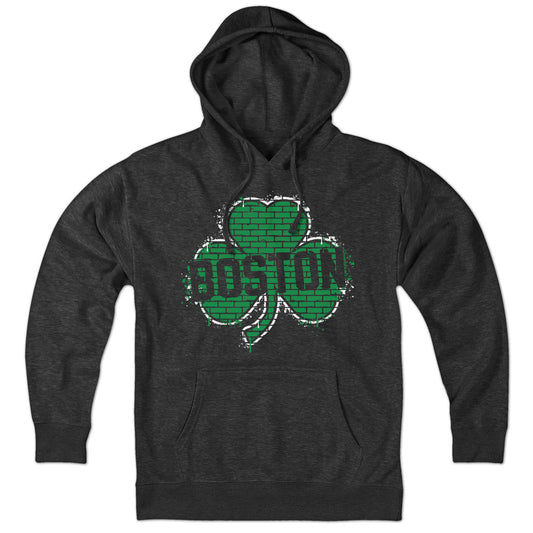 Boston Shamrock Graffiti Hoodie - Chowdaheadz