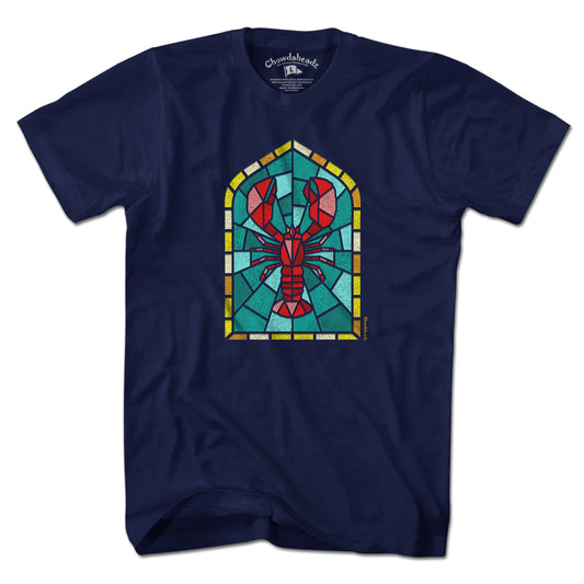 Stained Glass Lobstah T-Shirt - Chowdaheadz