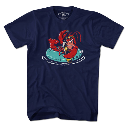 Floating Lobstah T-Shirt - Chowdaheadz