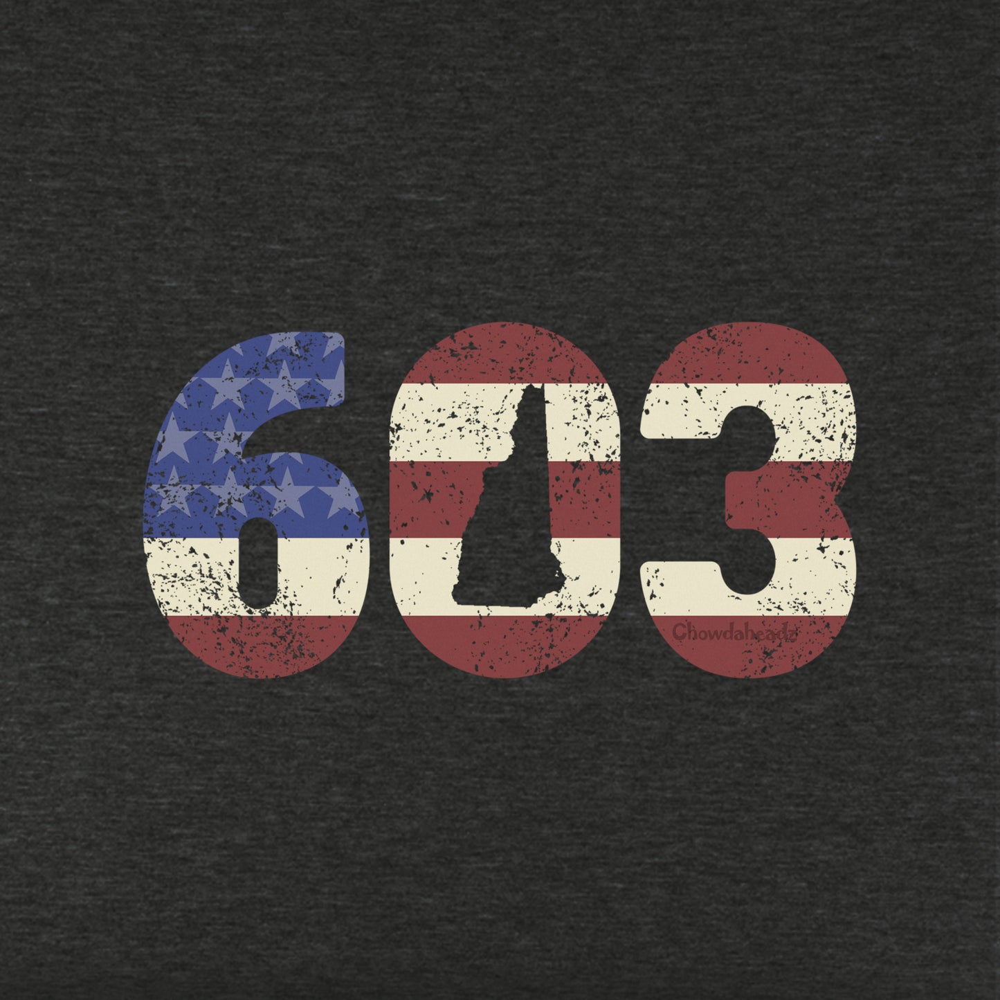 Patriotic 603 New Hampshire Youth T-Shirt