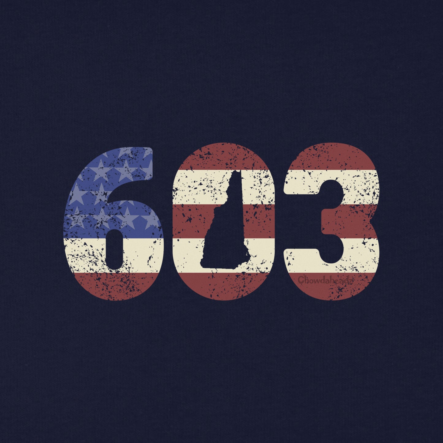 Patriotic 603 New Hampshire Youth T-Shirt