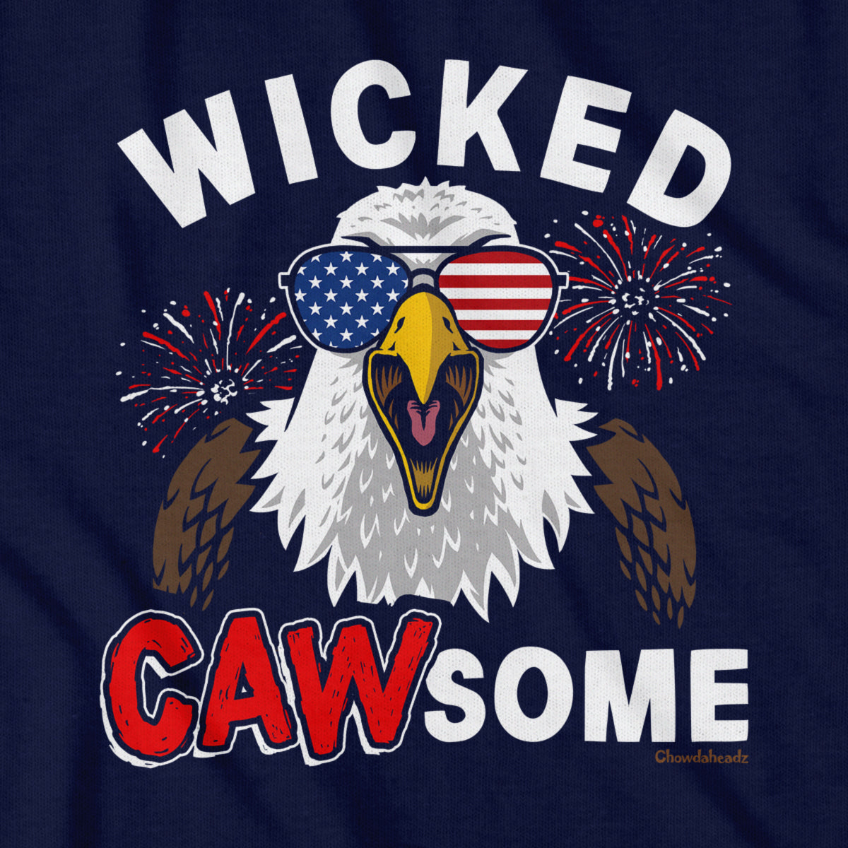 Wicked CAWsome Bald Eagle Youth T-Shirt