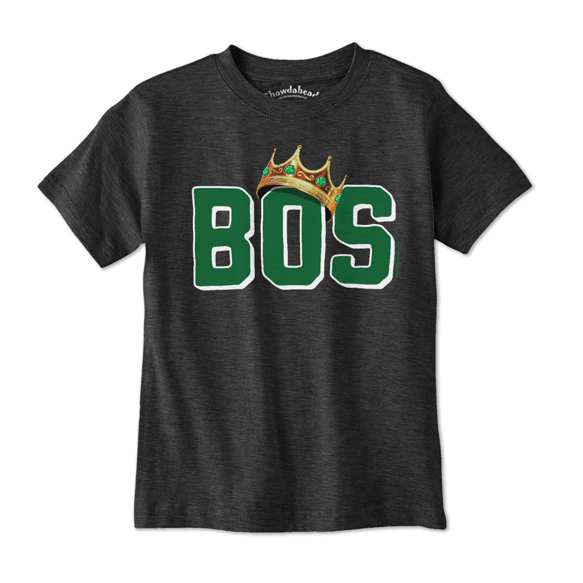 BOS Boston Crowned Basketball Champions Youth T-Shirt