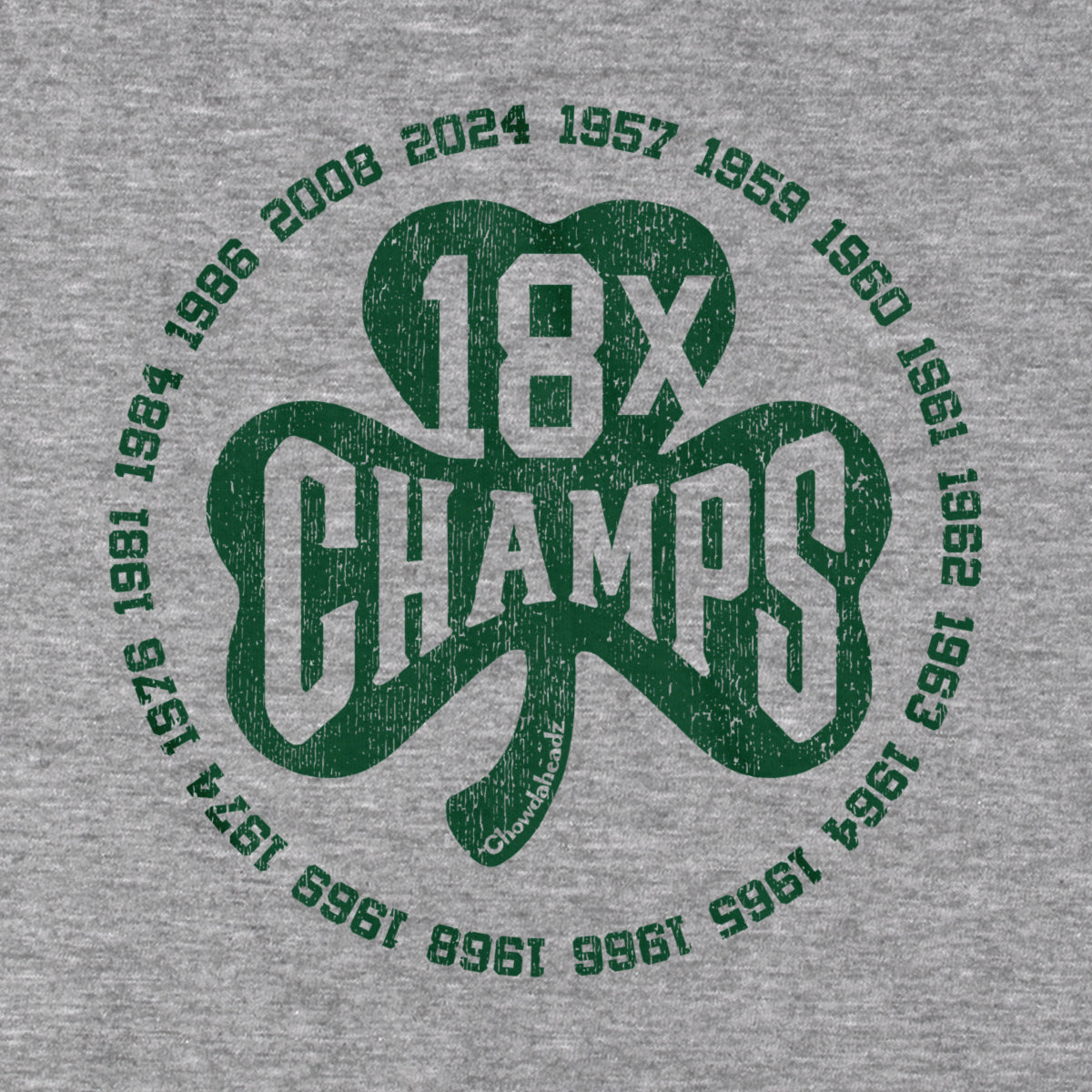 18x Boston Basketball Champions Shamrock Youth T-Shirt