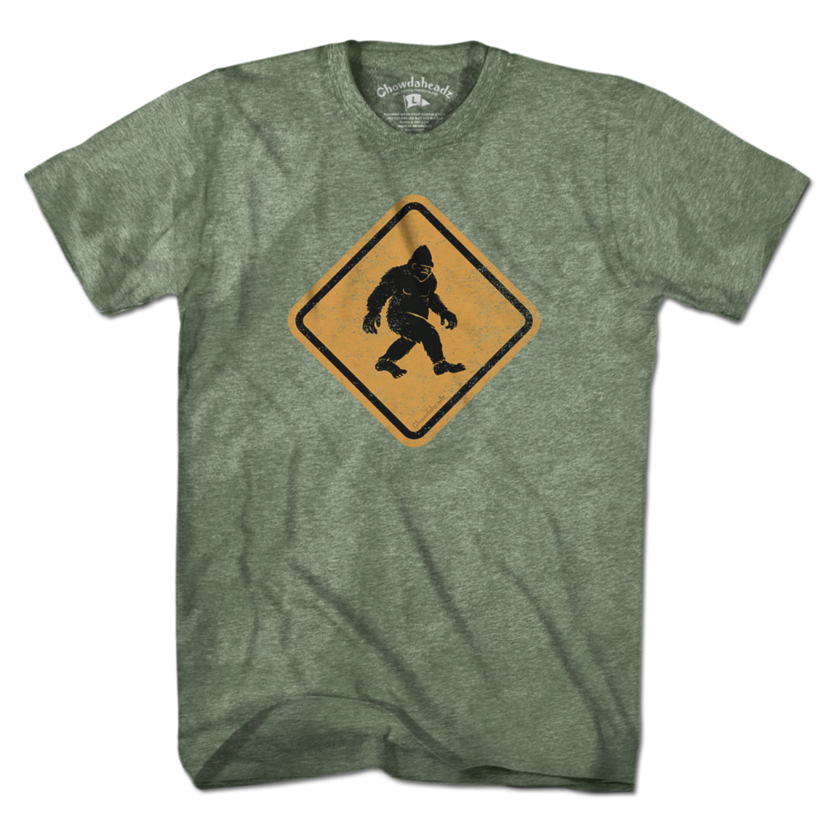 Bigfoot Crossing Sign T-Shirt