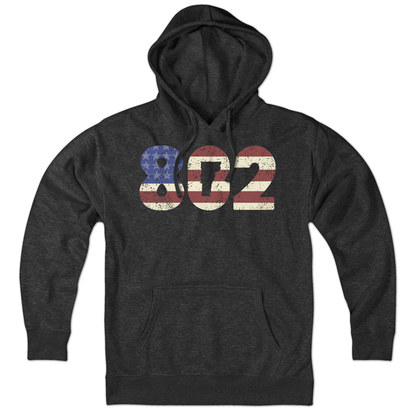 Patriotic 802 Vermont Hoodie