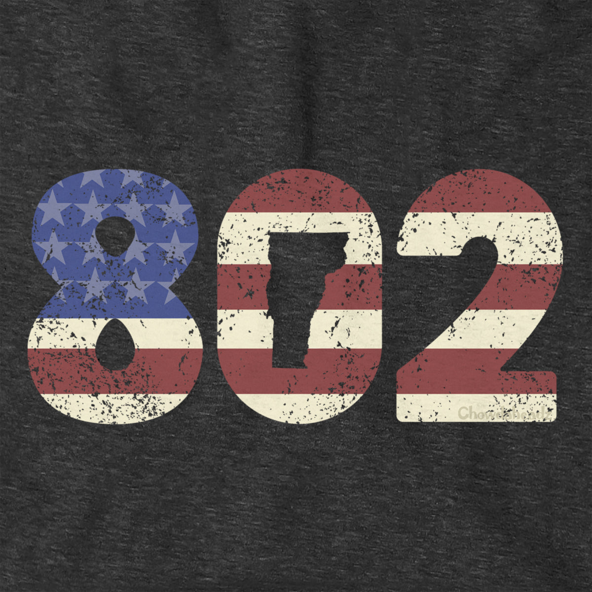 Patriotic 802 Vermont Hoodie