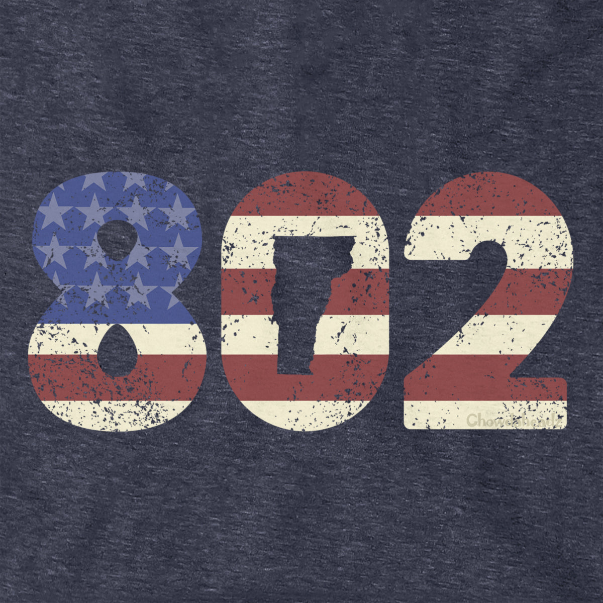 Patriotic 802 Vermont Hoodie