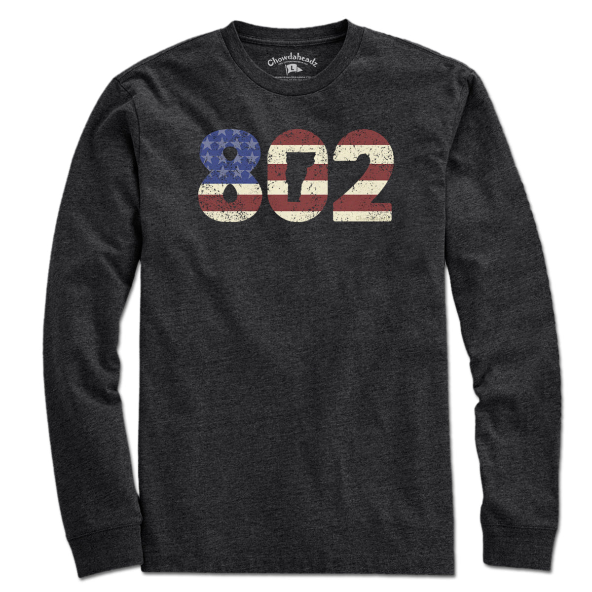 Patriotic 802 Vermont T-Shirt