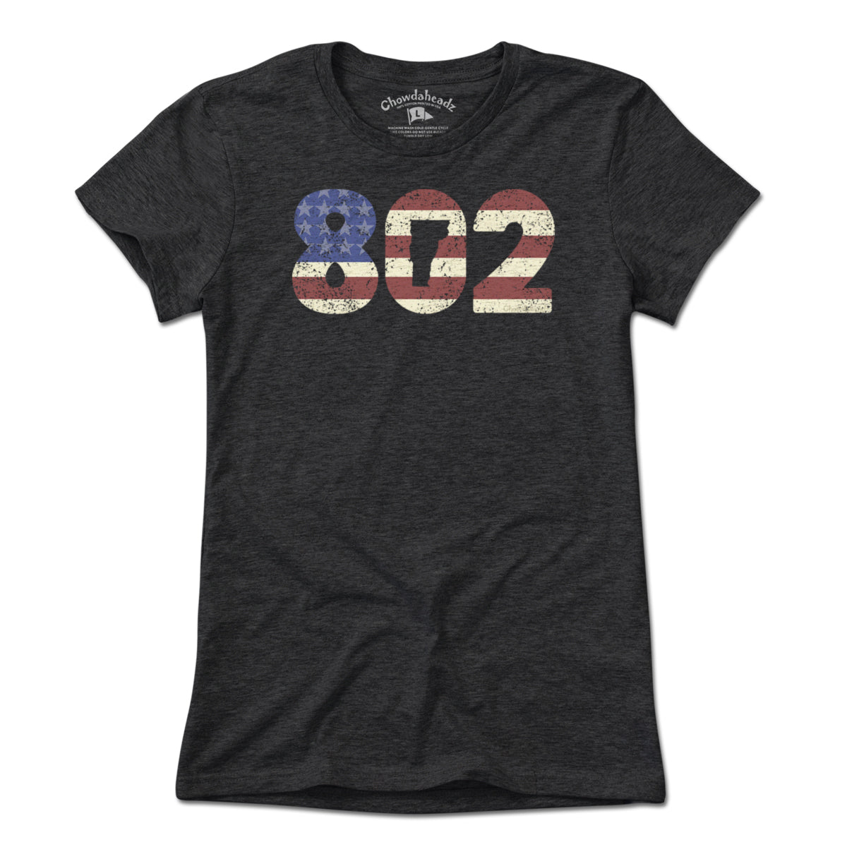 Patriotic 802 Vermont T-Shirt